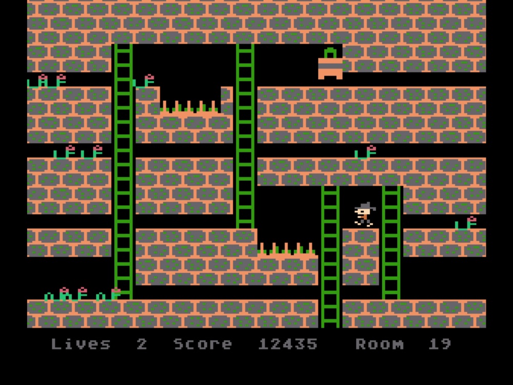 Gameplay of Shamus: Case II for Atari 8 Bit